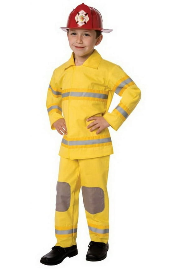 LF3522CMD Boy's Fire Fighter Fireman Costume - Medium