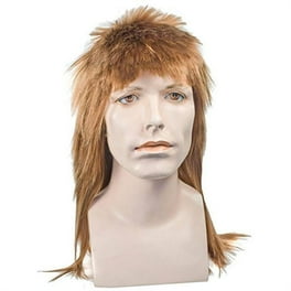 Brown elvis wig hotsell