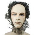 thumbnail image 1 of Morris Costumes LW225LCBN Men's Toupee with Beard, 1 of 2