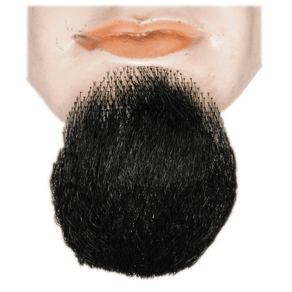 Morris Costumes LW373BK 1-Point Human Hair Beard, No.1 Black