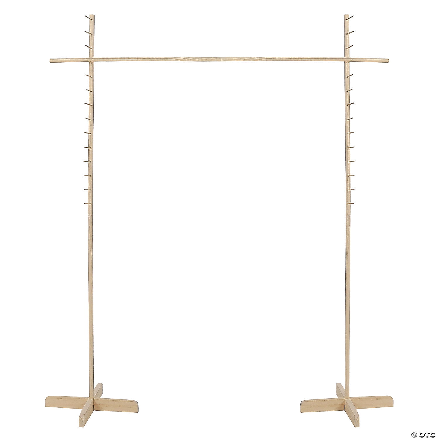 Tropical Sun 5 ft High Limbo Game Wooden Poles Fun Lawn Game, 39 Pieces