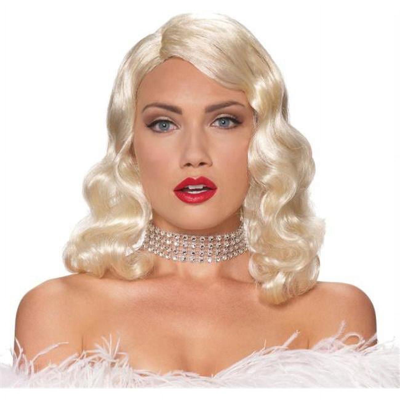 Morris Costumes MR177694 Wig Femme Fatale Blonde