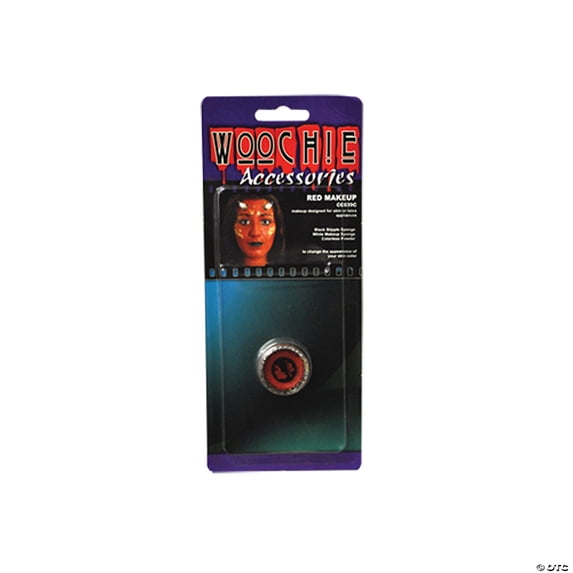 Carded Red Mask Cover Halloween Makeup