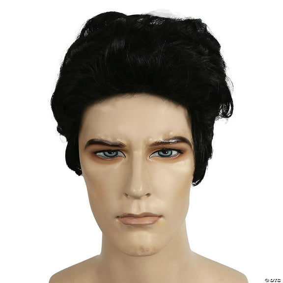 Lacey Wigs LW80BK Combed Back Man Wig - Black