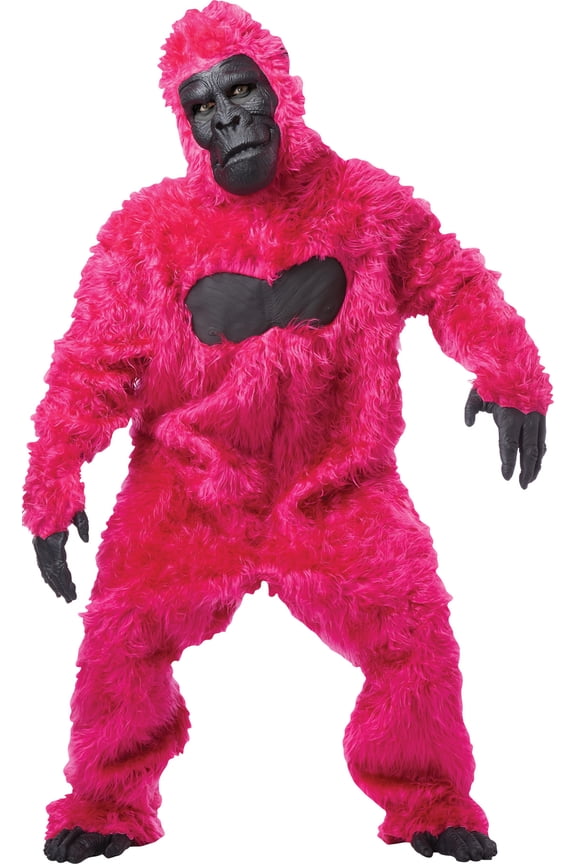 Gorilla Suit Mascot Ape Animal Fancy Dress Up Halloween Adult Costume 3 COLORS
