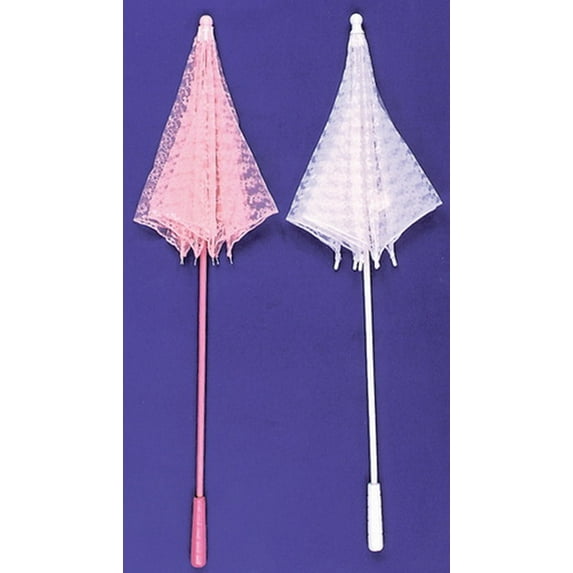 Morris Costumes - PARASOL LACE - White