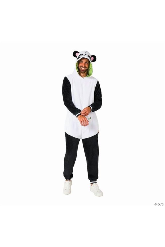 Adults' Onesies Panda Onesie - XL Black