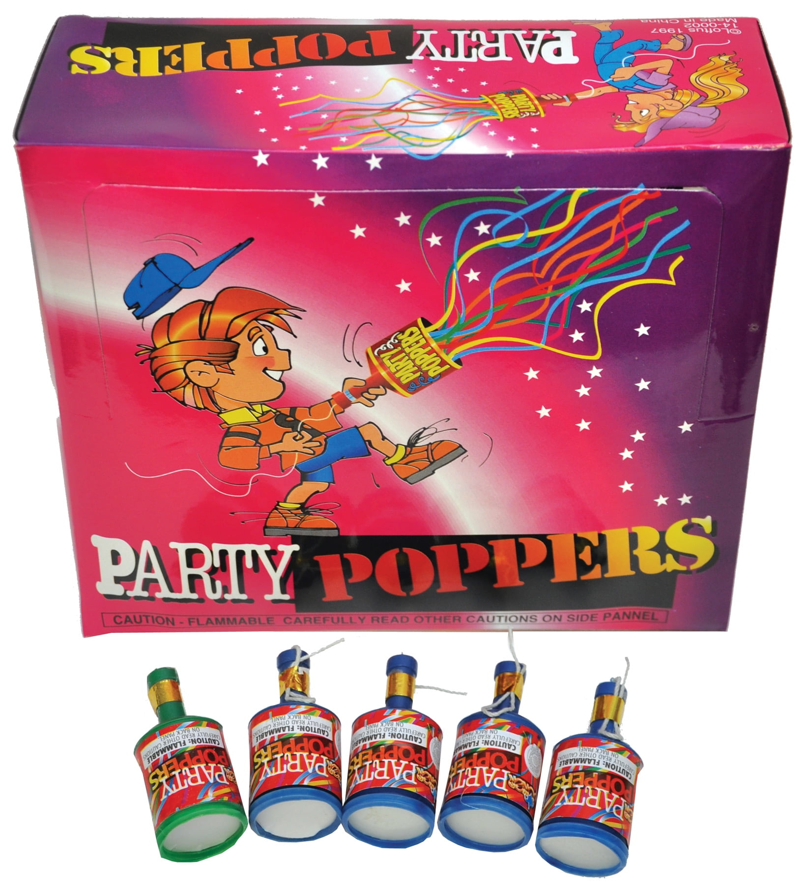 Morris Costumes Party Popper Pkg Of 72