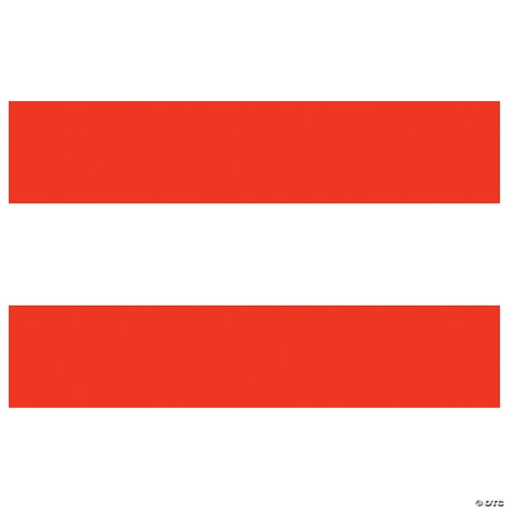 Patriotic Stripes Backdrop 4' X 30' - 6 Pack (1 Per Package)