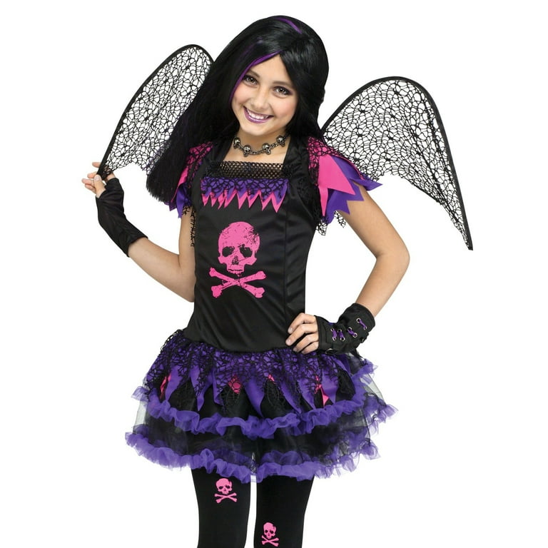 Skully Girl Costume Black Child Skully Girl Costume Black Child