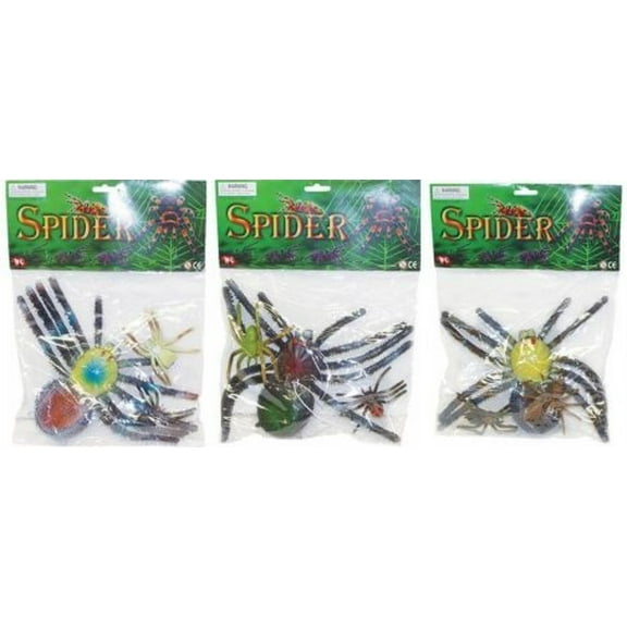 Morris Costumes SS09639 Spiders Rubber Assorted