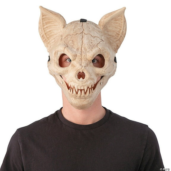 Morris Costumes ATC00258 Skeleton Bat Full-Face Injection Plastic Mask