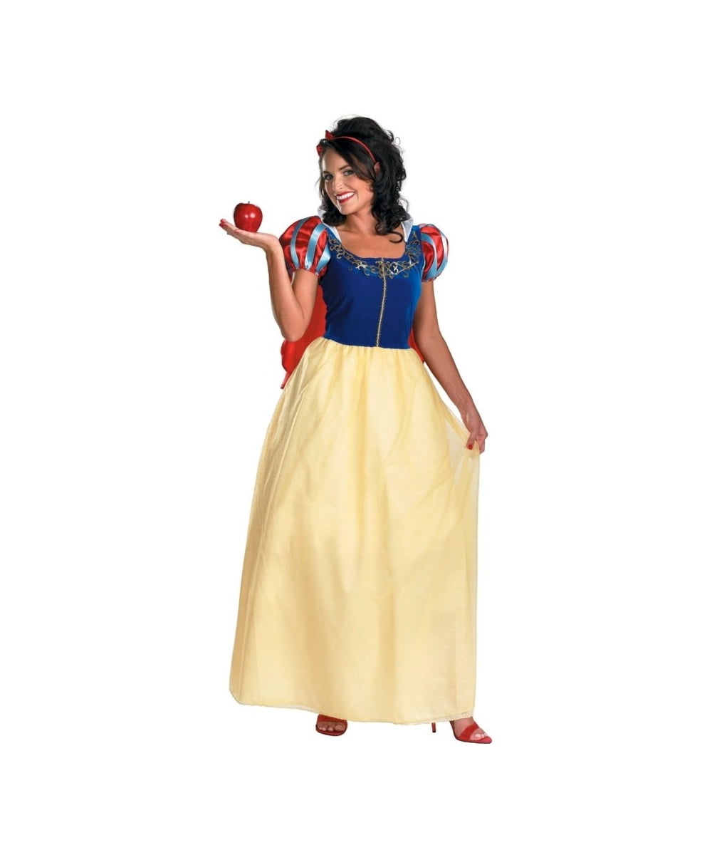 ladies snow white fancy dress Disney Women's Snow White Costume | Adult Snow White Costumes | Adult | Womens | L | Blue/Red/Yellow