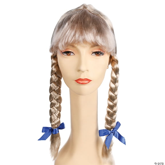 Morris Costumes Special Bargain Braided with Bang Wig