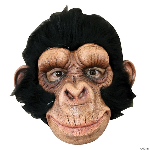 Morris Costumes Chimp George Latex Mask