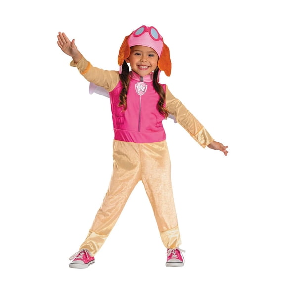 Toddler's Paw Patrol Skye Classic Costume Jumpsuit - Pink 2T