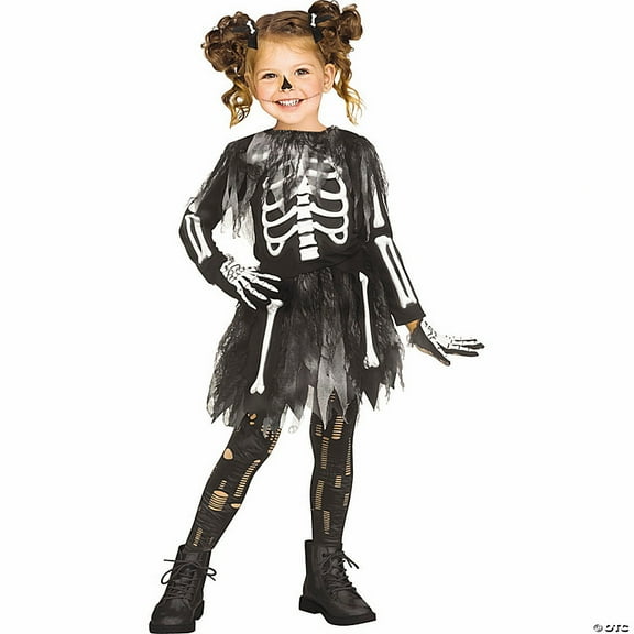 Funworld Skele-Girl Toddler Costume | XLarge 4/6 Female