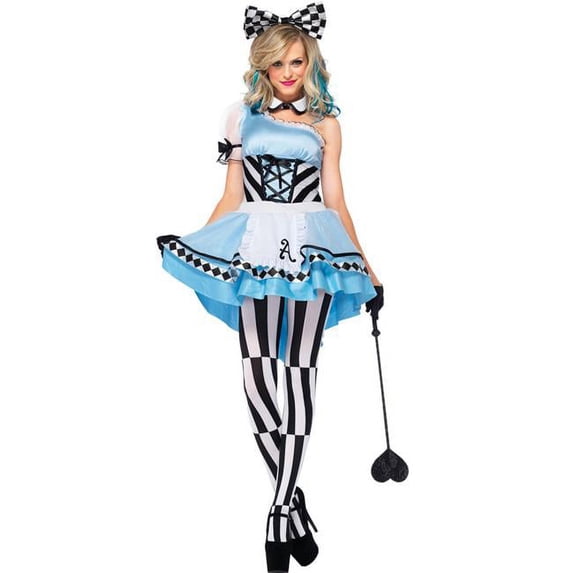 Morris Costumes UA85225MD Alice Psychedelic 3 Piece Costume, Medium