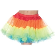 Morris Costumes UR28282 Petticoat Tutu Adult Rainbow
