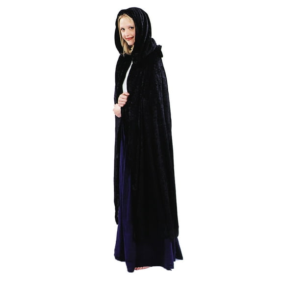Morris Costumes Women's Black Renaissance Cape
