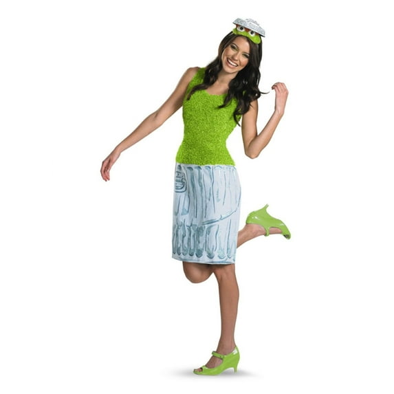 Women's Small 4-6 Sesame Street Oscar The Grouch Costume