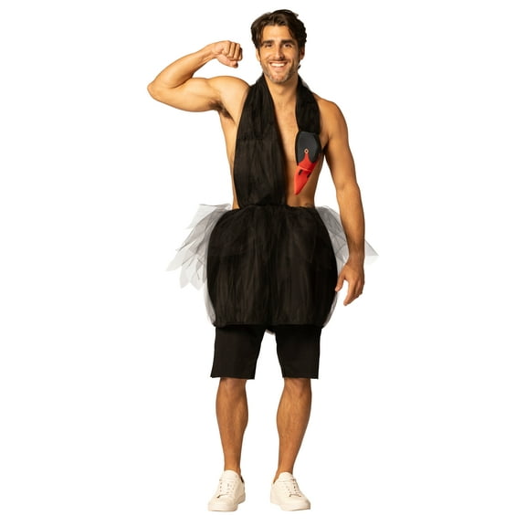 Imposta Costumes Black Swan Halloween Costume, Men and Women, Adult Size Large-Extra Large, 30098-LXL