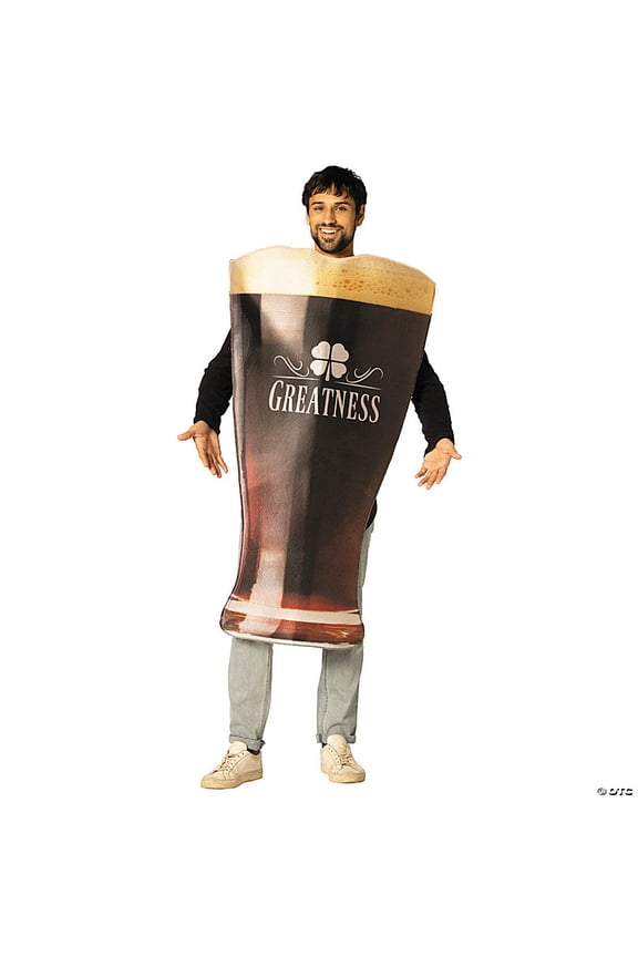 Imposta Costumes Dark Beer Glass Halloween Costume, Brown, Adult One Size, R1430-OS