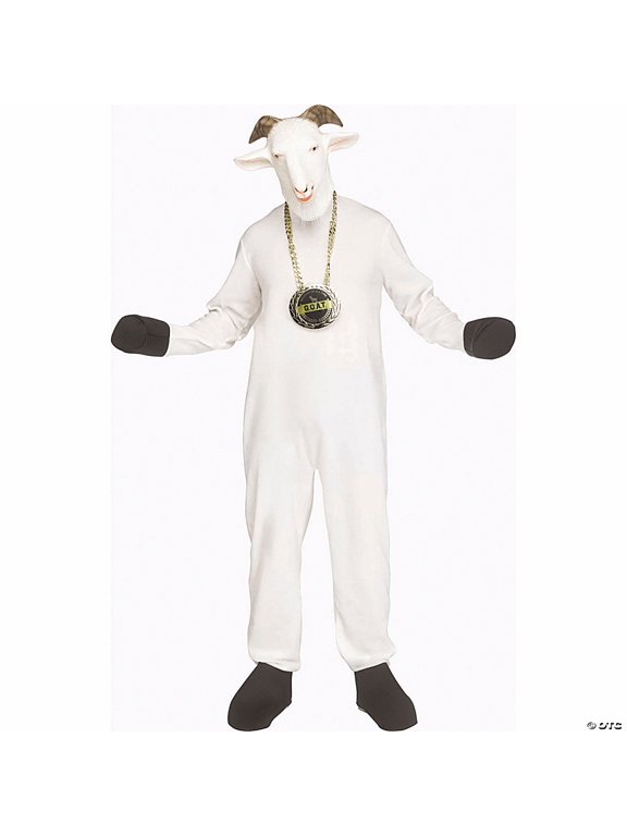 Adult General Sizing G.O.A.T. Halloween Costume Jumpsuit - Brown One Size