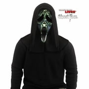 Ghost Face Disco Mirror Mask by Fun World Oil Slick Finish with Lurex Sparkle Shroud Official Scream Mask Halloween, Costume, Cosplay & Display