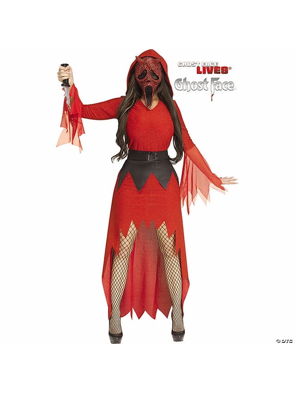 Women's Ghost Face Bling Devil Costume | Scary Costumes