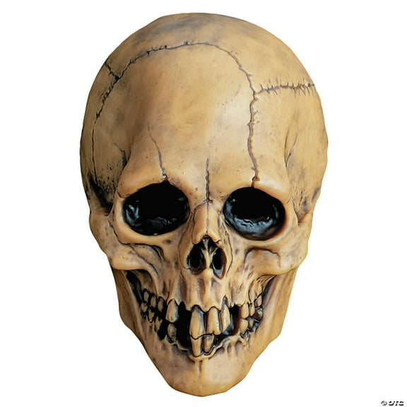 Morris Costumes MAJM168 Mabry Monsters Aged Voodoo Skull Overhead Vinyl Mask for Adults - One Size