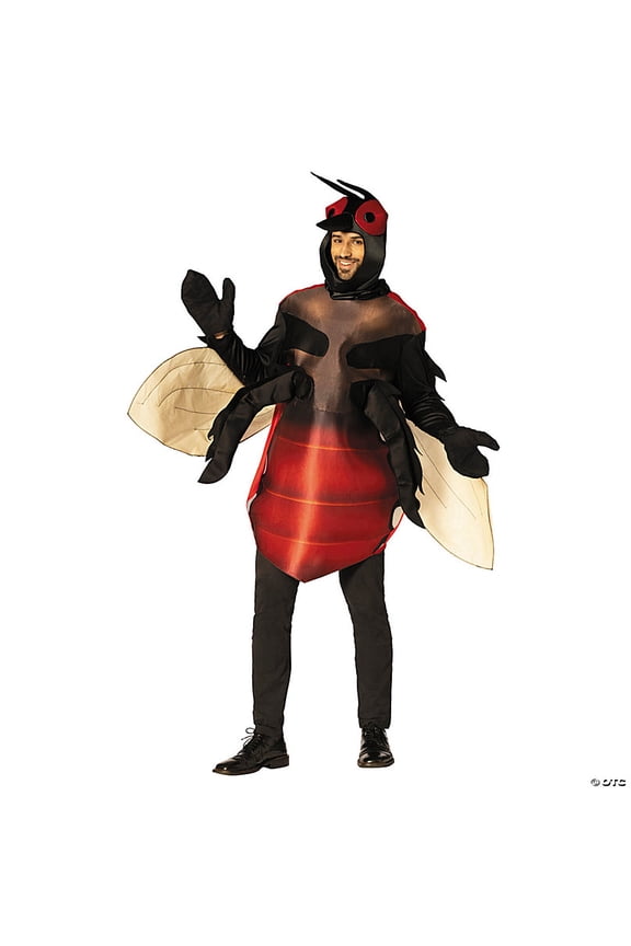 Rasta Imposta Adult General Sizing Mosquito Tunic Halloween Costume Set - Red One Size