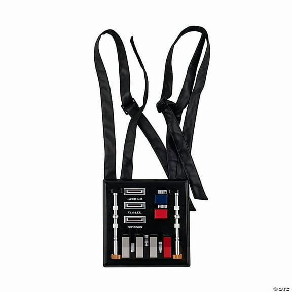 Jazwares Star Wars Men's Darth Vader Primalux Light-Up Halloween Premium Costume Suit - Black X Large