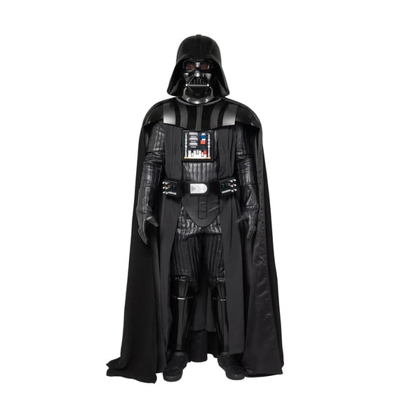 Jazwares Star Wars Men's Darth Vader Primalux Light-Up Halloween Premium Costume Suit - Black X Large
