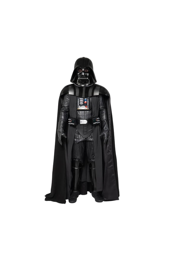 Star Wars Men's Darth Vader Primalux Light-Up A New Hope Halloween Premium Costume Apparel Sets - Black Medium