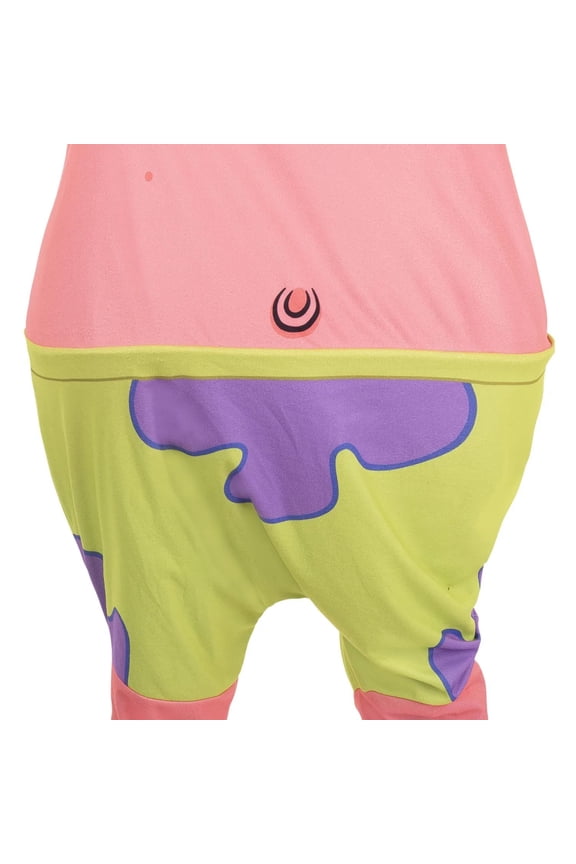 SpongeBob Men's Patrick Halloween Costume Jumpsuit - Pink One Size