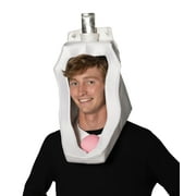 Imposta Costumes Adult Urinal Headpiece Costume Headwear - White One Size Fits Most