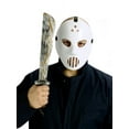 thumbnail image 1 of Hockey Mask and Machete Adult Costume Accessory Set, 1 of 3