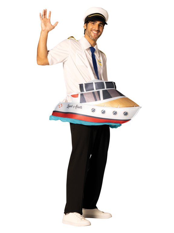 Imposta Costumes Yacht Captain Halloween Costume, Multicolor, Adult One Size, R1339-OS