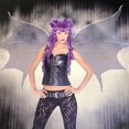 thumbnail image 1 of Womens Demonette Wings Halloween Costume Black, 1 of 4