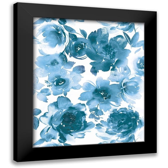 Morris, Kelsey 15x17 Black Modern Framed Museum Art Print Titled - Springtime Blue I