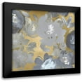 thumbnail image 1 of Morris, Kelsey 20x20 Black Modern Framed Museum Art Print Titled - Springtime Silver on Gold I, 1 of 5