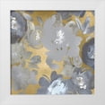 thumbnail image 1 of Morris, Kelsey 20x20 White Modern Wood Framed Museum Art Print Titled - Springtime Silver on Gold I, 1 of 4