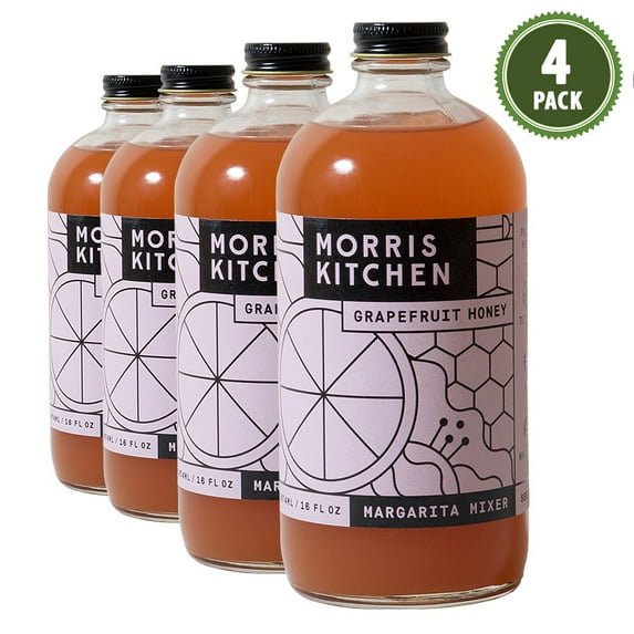 Morris Kitchen -Grapefruit Honey Mixer 16oz - (4pk)