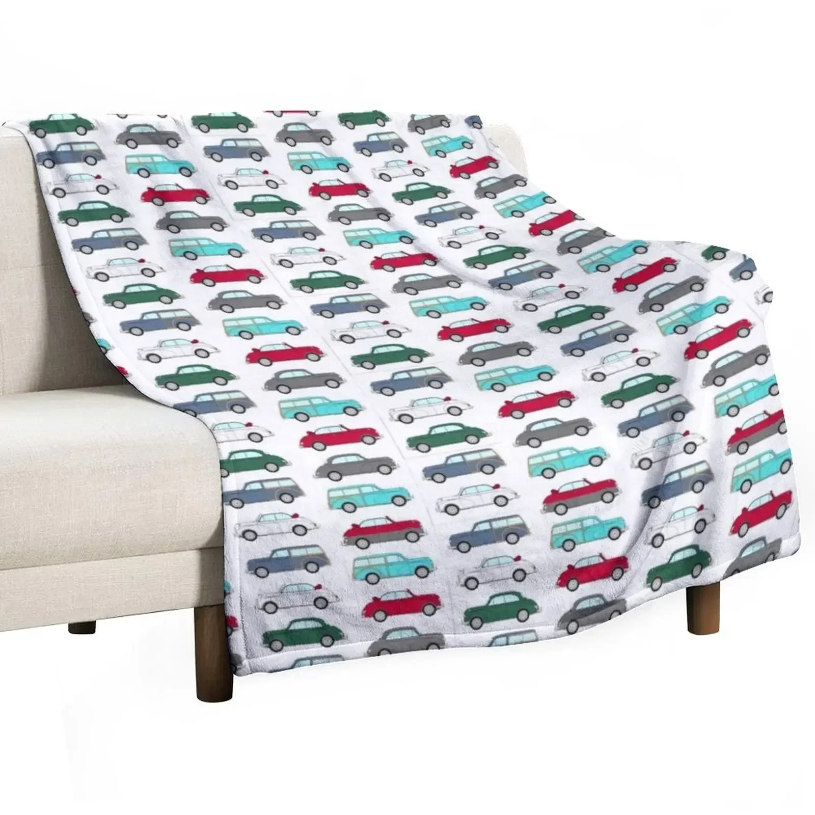 Morris Minors Print Throw Blanket Decoratives Beautifuls Blankets