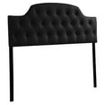 thumbnail image 1 of Baxton Studio Morris Faux Leather Tufted Queen Panel Headboard, 1 of 2