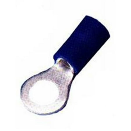 Morris Products 01034 Vinyl Insulated Ring Terminals - 16-14 Wire, No. 8 Stud, Pack Of 25