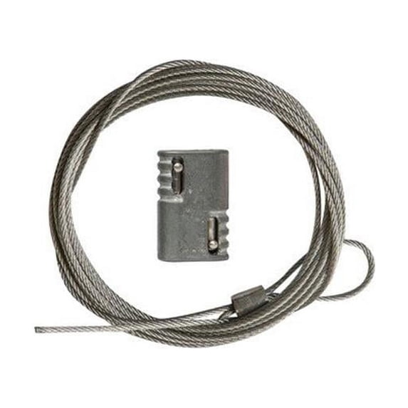 Morris Products 17206 0.07-0.06 in. x 10 ft. Mini & Small Loop Cable Grip with Looped Wire Rope for Mounting Fixtures