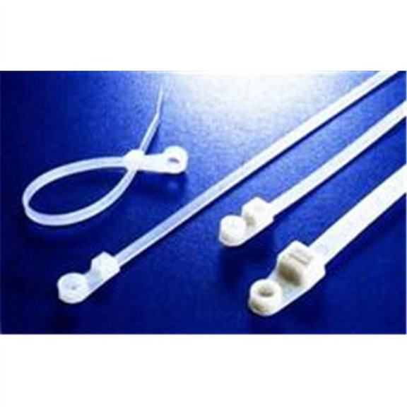Morris Products 20314 Mounting Nylon Cable Ties 40Lb 6 In. Pack Of 100