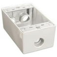 thumbnail image 1 of Morris Products 36032 Weatherproof Boxes - One Gang 18 Cubic Inch Capacity - 4 Outlet Holes 0.5 In. White, 1 of 2
